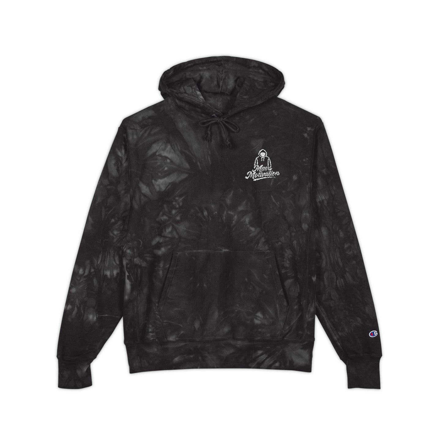 Tie-Dye Embroidery Logo Hoodie